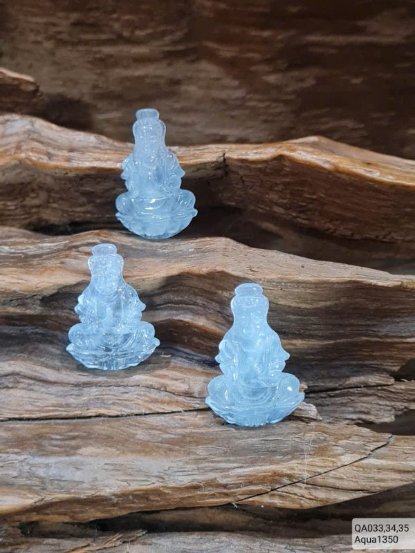 Mặt dây chuyền Quan Âm (Aquamarine)